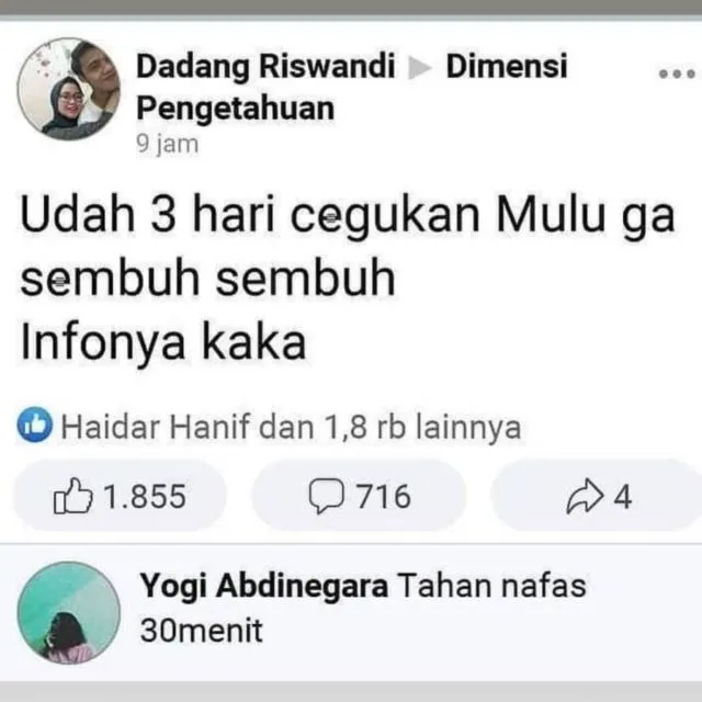 Inilah yang Akan Terjadi Ketika Kamu Minta Saran pada Warganet Facebook. Kocak Betul! 17
