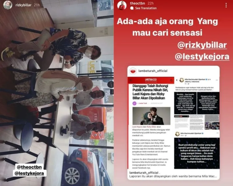 Dianggap Lakukan Pembohongan Publik, Lesty Kejora dan Rizky Billar Terancam Dilaporkan 6