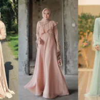 8 Model Gaun Bridesmaid Hijab yang Elegan