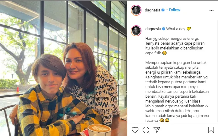 Dukung Minat Lionel Sekolah Sepak Bola di Prancis, Donna Agnesia Gugup Akan Berpisah Sementara 3