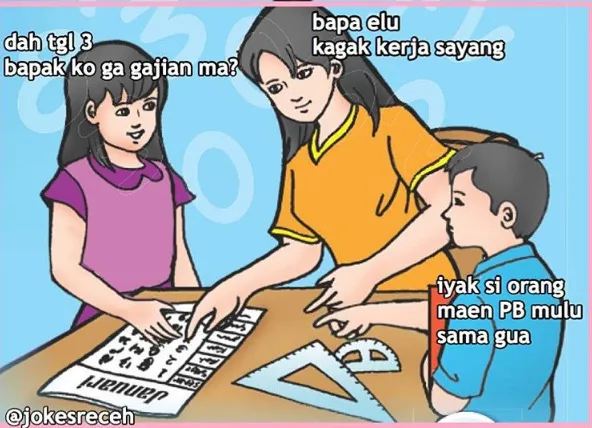 Beginilah Jadinya Kalau Gambar di Buku Pelajaran Anak SD Dibikin oleh Warganet. Ngaco Banget! 21