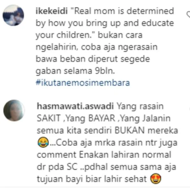 Dinyinyirin karena Melahirkan Secara Sesar, Cherly Juno: Normal atau SC, Keduanya Taruhan Nyawa 2