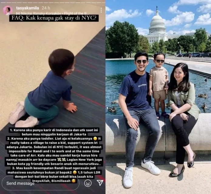 Ungkap 3 Alasan Kembali ke Indonesia, Tasya Kamila Ingin Berikan Kesempatan Randi Jadi Mahasiswa 2