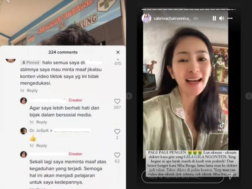 Kritik Dokter yang Jadikan Keluhan Pasien sebagai Konten TikTok, Bunga Zainal: Jadi Takut Konsultasi 2