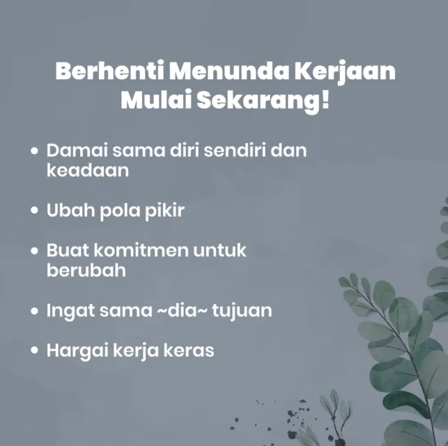 Dari Aku yang Hobi Menunda Kerjaan. Kadang Justru Bikin Produktif, tapi Kalau Keterusan Bahaya! 6