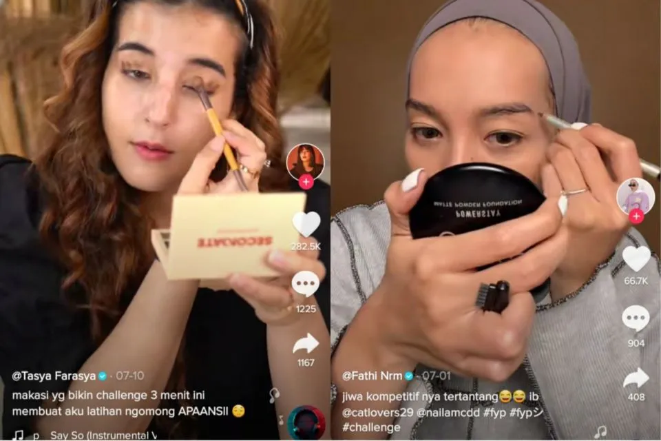 Kumpulan Tren Makeup dan Fashion yang Sempat Viral di TikTok. Pernah Coba yang Mana? 7