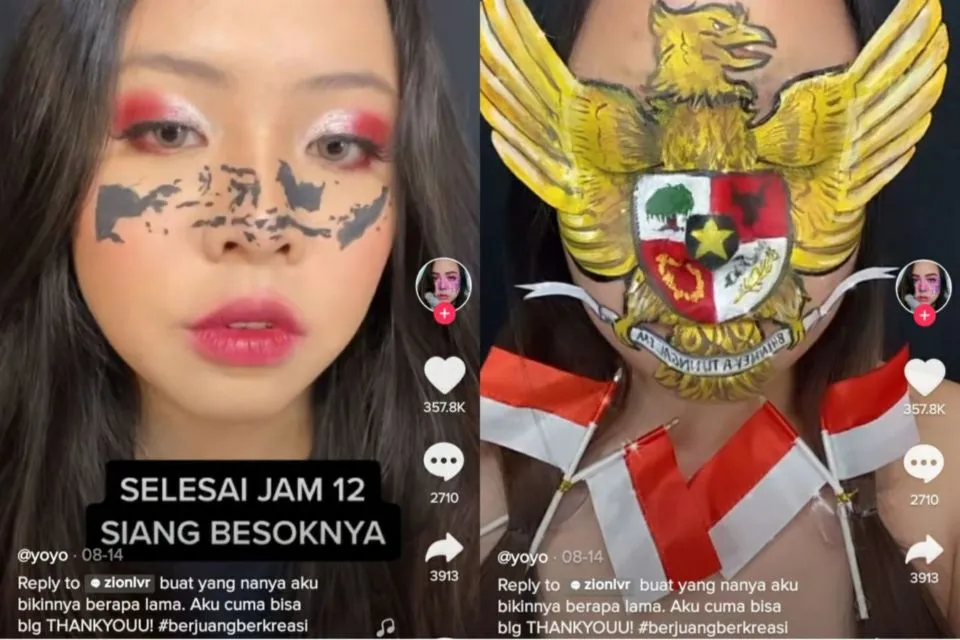Kumpulan Tren Makeup dan Fashion yang Sempat Viral di TikTok. Pernah Coba yang Mana? 8