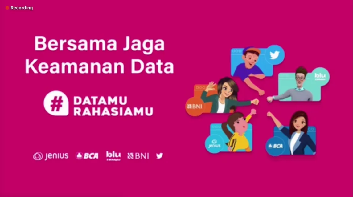 Kolaborasi Jenius Bersama blu by BCA Digital, BCA, BNI dan Twitter Indonesia Luncurkan Program Kampanye Edukasi #DatamuRahasiamu 4