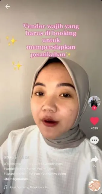 10 Ide Pernikahan dari TikTok yang Viral. Lengkap dari Undangan Sampai Gaun lo! 14