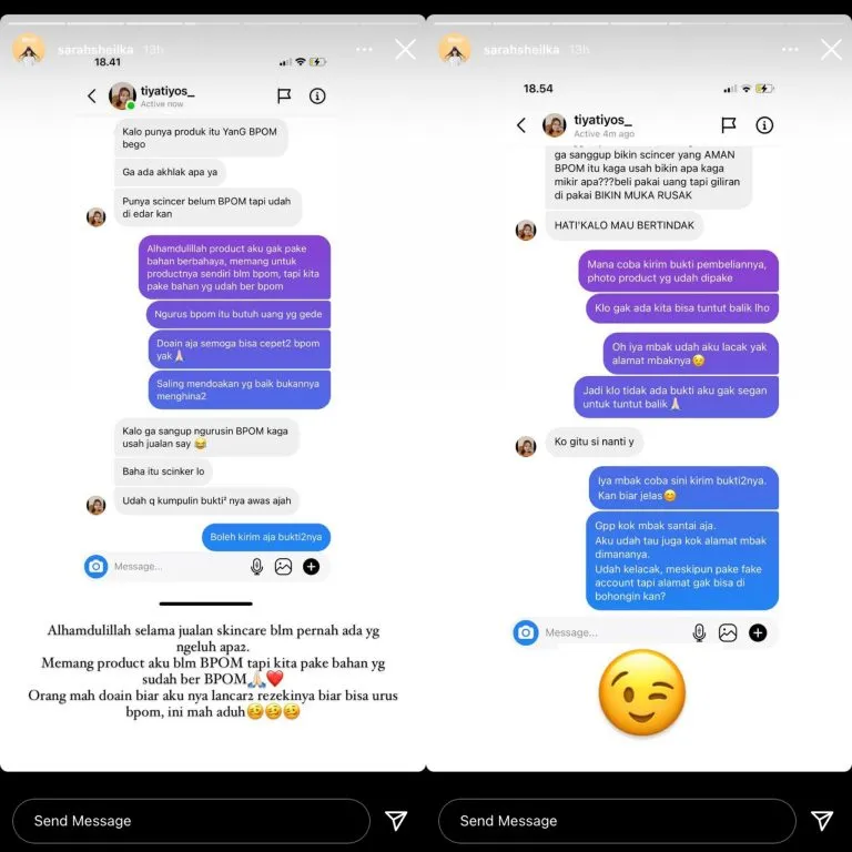 Istri Tegar Septian Dituding Jual Krim Abal-Abal, Sarah Sheilka: Bahannya Sudah BPOM 2