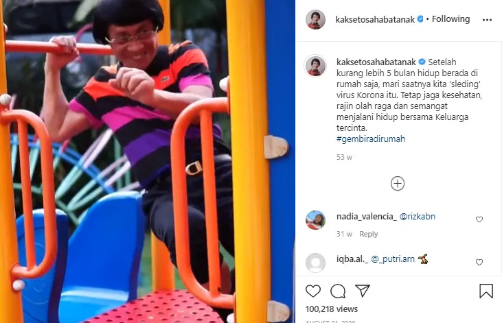 Rayakan Ultah ke-70, Kak Seto Lincah Joget TikTok hingga Push Up. Begini Rahasia Bugarnya! 2