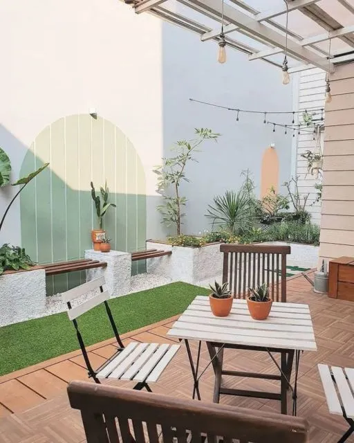 11 Inspirasi Desain Taman Belakang Rumah Minimalis 18