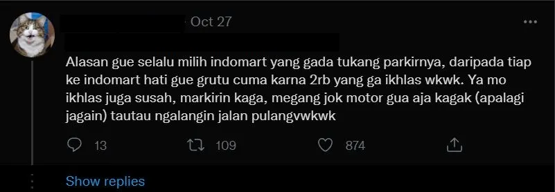 Heboh Persoalan Tukang Parkir di Minimarket, Begini Pandangan Para Warganet. Gimana Menurutmu? 13