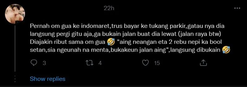 Heboh Persoalan Tukang Parkir di Minimarket, Begini Pandangan Para Warganet. Gimana Menurutmu? 18
