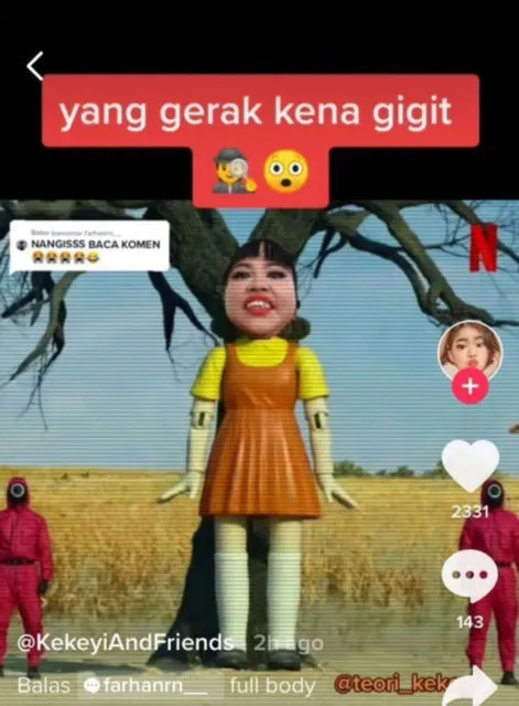 Kumpulan Meme Hasil Jemari Kreatif Waganet. Bikin Serial Squid Game Nggak Ngeri Lagi~ 7
