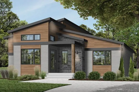 9 Desain Atap Rumah Minimalis Hingga Modern. Air Hujan Bisa Ngalir, kok! 13
