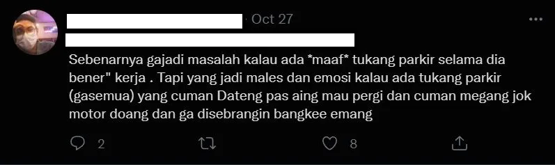 Heboh Persoalan Tukang Parkir di Minimarket, Begini Pandangan Para Warganet. Gimana Menurutmu? 22