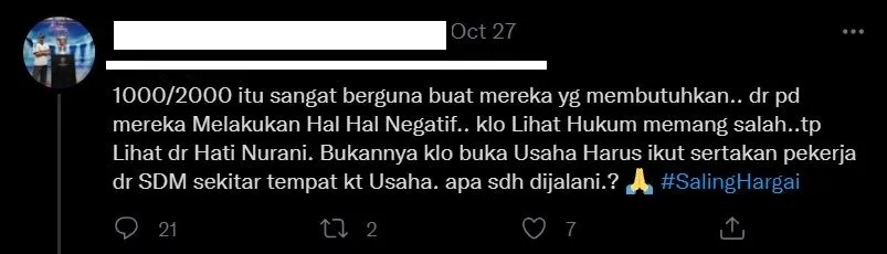 Heboh Persoalan Tukang Parkir di Minimarket, Begini Pandangan Para Warganet. Gimana Menurutmu? 24