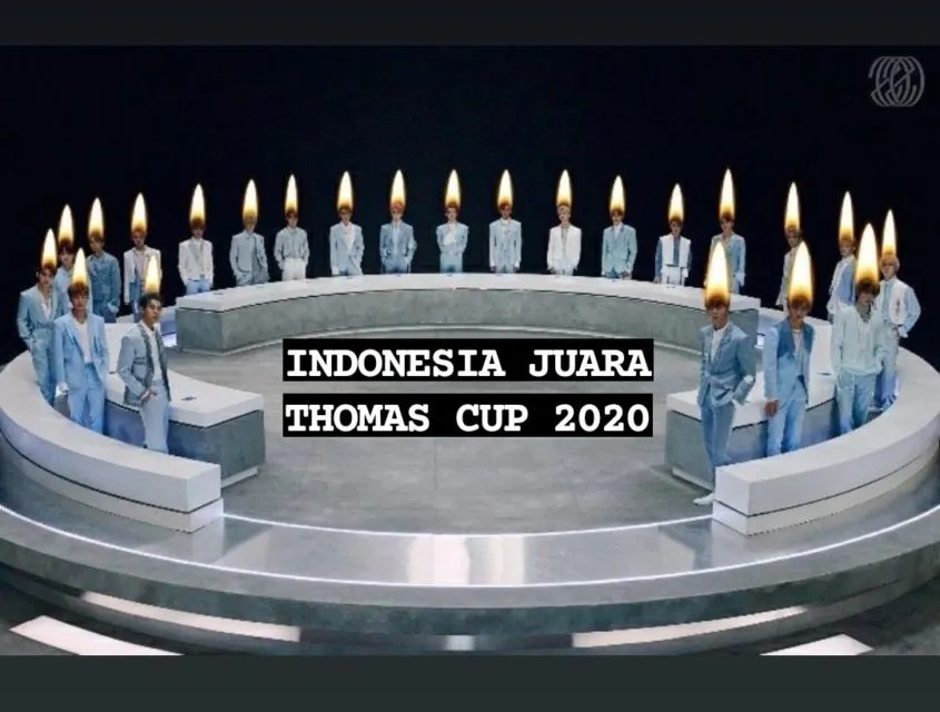Kumpulan Meme Absurd yang Ramaikan Perayaan Kemenangan Indonesia di Piala Thomas 2021. Ada-ada Aja~ 13