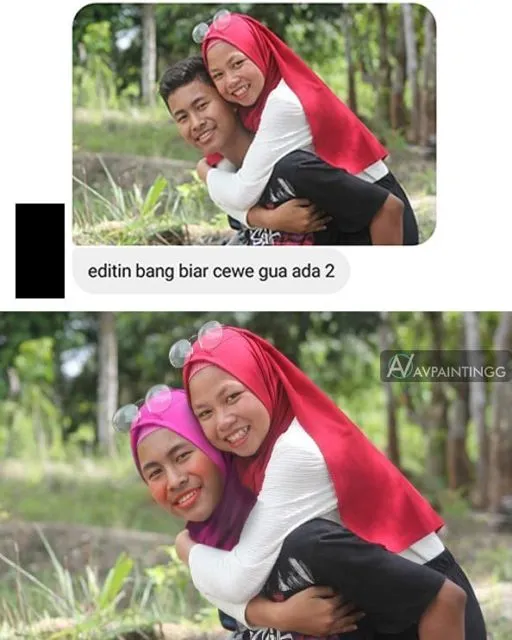 12 Potret Kocak Kalau Kamu Minta Edit Gratisan di Media Sosial. Selalu Begini Ujungnya~ 21