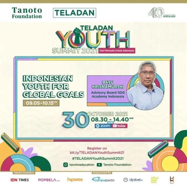 Wadahi Anak Muda Belajar Sejumlah Isu Masa Kini, Tanoto Foundation Gelar 'TELADAN Youth Summit 2021' 4