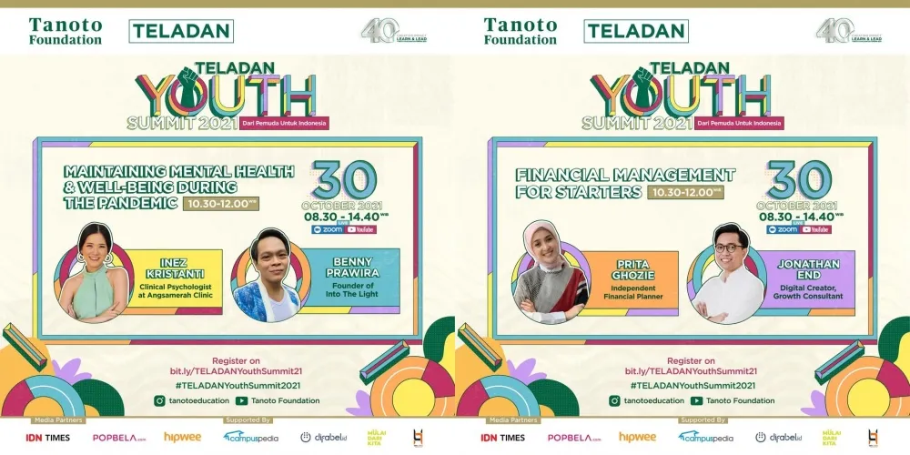 Wadahi Anak Muda Belajar Sejumlah Isu Masa Kini, Tanoto Foundation Gelar 'TELADAN Youth Summit 2021' 5