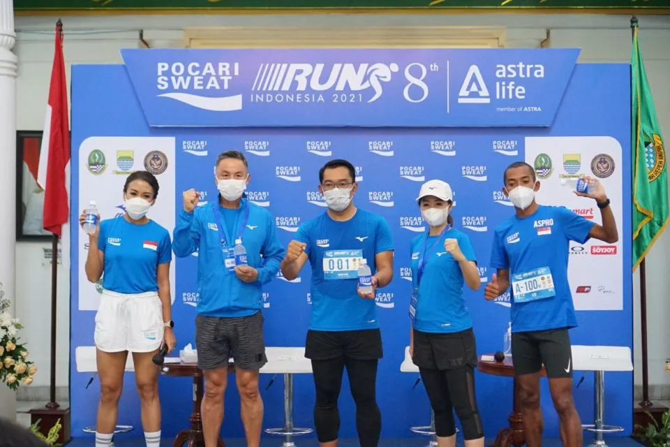 Usung Konsep Hybrid, 'Pocari Sweat Run Indonesia 2021' Sukses Digelar di Gedung Sate dan Kota Baru Parahyangan 4