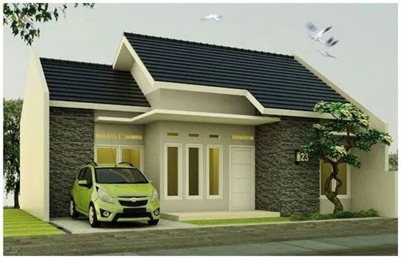 9 Desain Atap Rumah Minimalis Hingga Modern. Air Hujan Bisa Ngalir, kok! 15