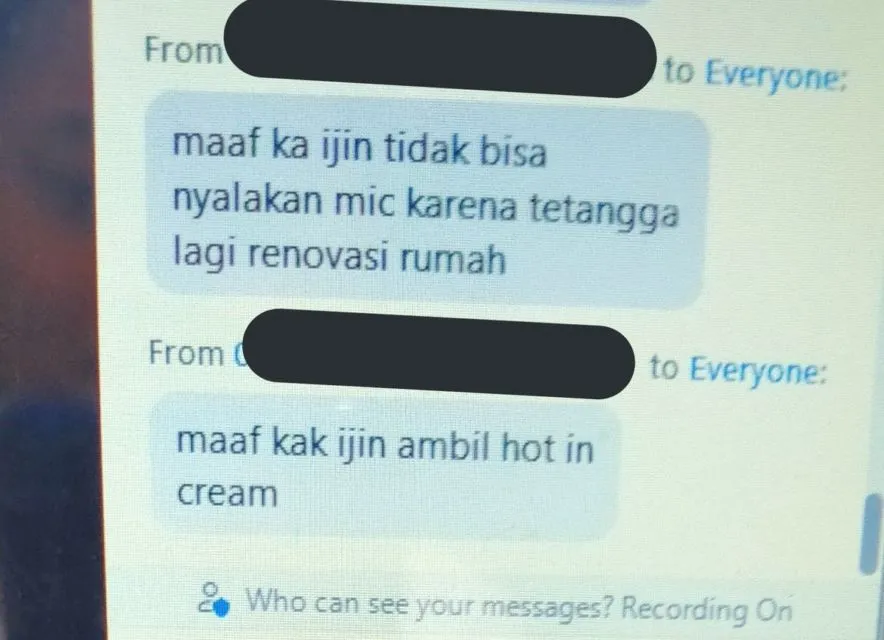 Nggak Cuma Gara-Gara Sinyal Ngadat, Drama Alasan Off Cam Saat Zoom Kini Makin Ngaco. Capek! :( 20