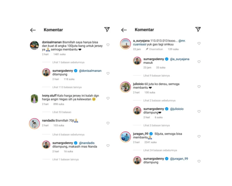 Bantu Pengobatan Mantan Pebasket Putri Nasional, Denny Sumargo Lelang Jersey Bersejarah Miliknya 2