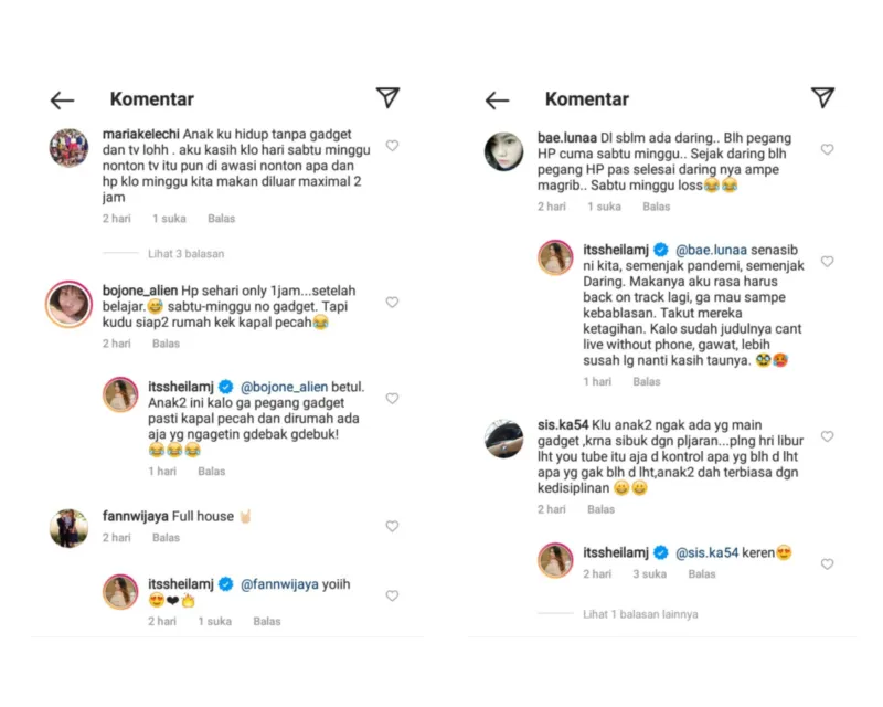 Tak Ingin Kehangatan dan Kebersamaan Keluarga Berkurang, Sheila Marcia Terapkan Gadget Free Day 4