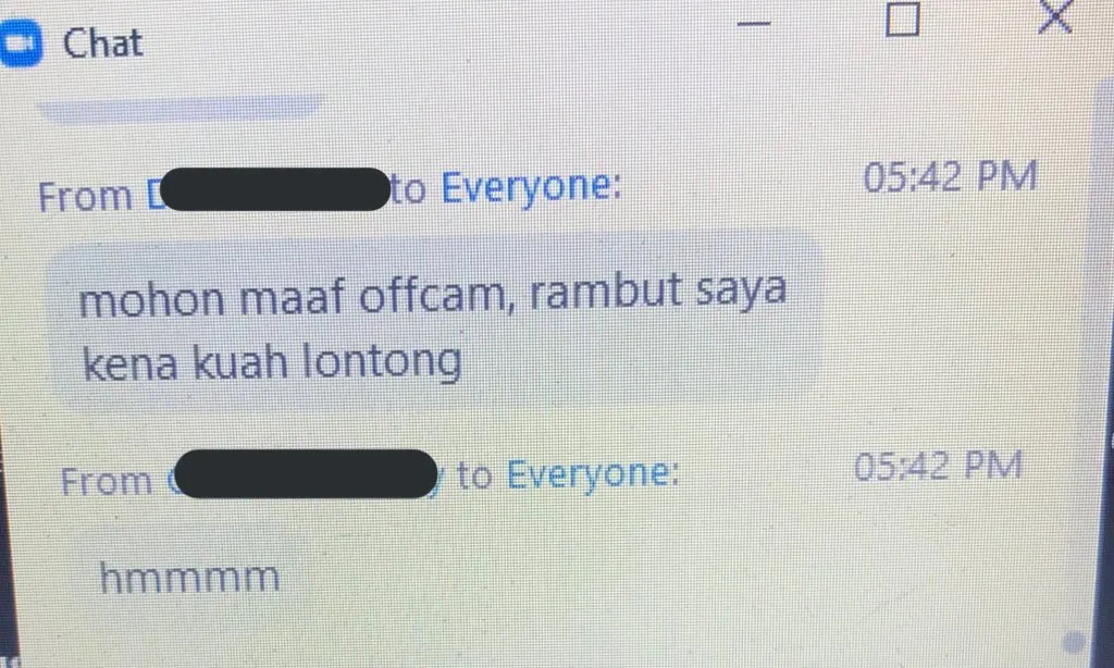 Nggak Cuma Gara-Gara Sinyal Ngadat, Drama Alasan Off Cam Saat Zoom Kini Makin Ngaco. Capek! :( 13