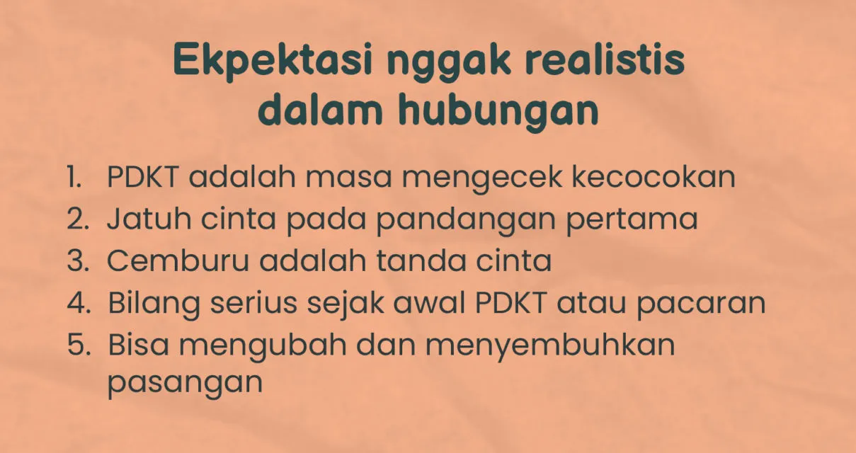 5 Hal Nggak Realistis tentang Hubungan. Walau Sering Kita Dengar, Belum Tentu Pasti Benar 4