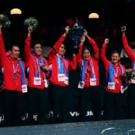 Tumbangkan China di Babak Final, Indonesia Boyong Kembali Piala Thomas Usai 19 Tahun Penantian