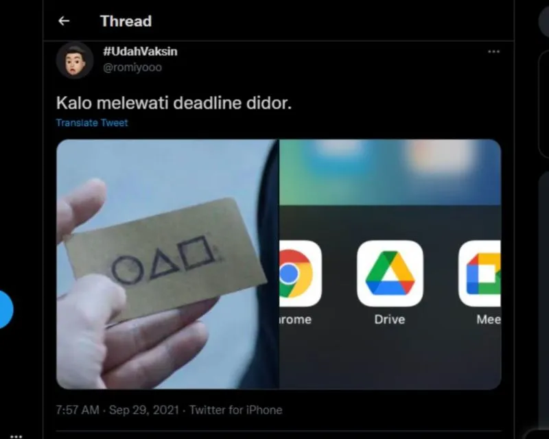 Kumpulan Meme Hasil Jemari Kreatif Waganet. Bikin Serial Squid Game Nggak Ngeri Lagi~ 12