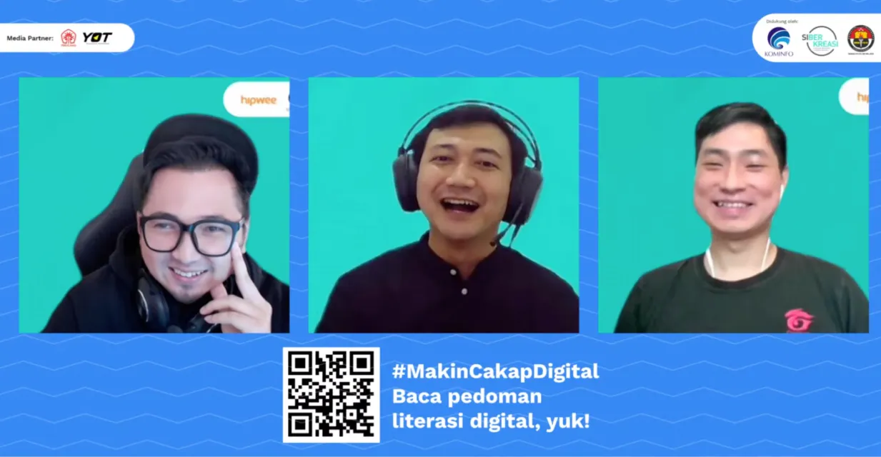 Cerita Edho Zell dan Garena Indonesia Tentang Esports, Konten Gaming hingga Peluang Monetisasi dalam 'Talkshow Konten Kreator' Siberkreasi x Hipwee 5