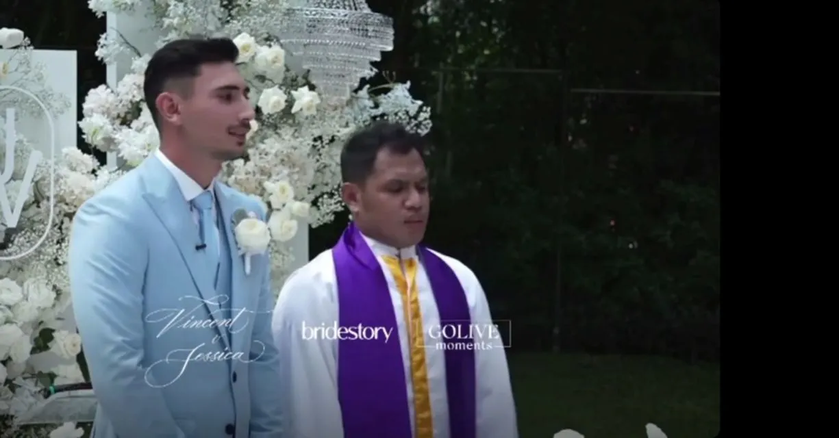 Akhirnya Resmi Mengikat Janji Suci dengan Jessica Iskandar, Vincent Verhaag Menangis 4