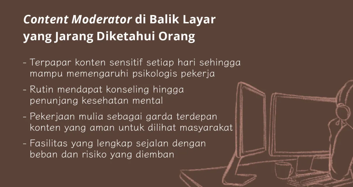 Rasanya Jadi Moderator Konten Media Sosial. 'Cuma' di Depan Layar, tapi Menguras Mental 3