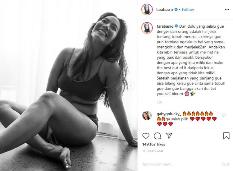 Percaya Diri Unggah Foto Realistis Tanpa Filter, Editan maupun Makeup, Tara Basro Dipuji Publik! 4