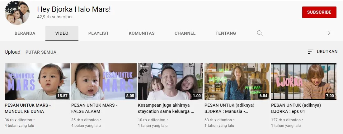 9 Anak Artis yang Punya Kanal YouTube Sendiri. Eksis Sejak Dini! 18