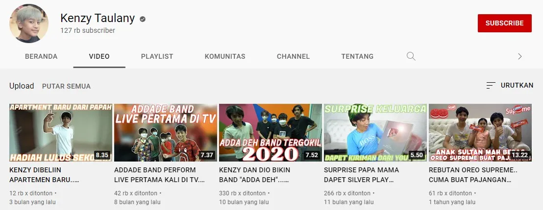 9 Anak Artis yang Punya Kanal YouTube Sendiri. Eksis Sejak Dini! 17