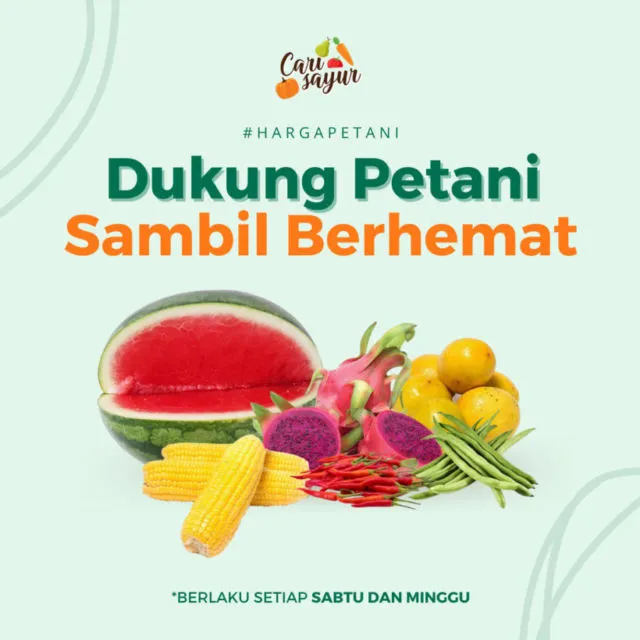 Belanja Bahan Pangan Berkualitas dari Rumah Bisa Pakai Banyak Promo di Carisayur 5