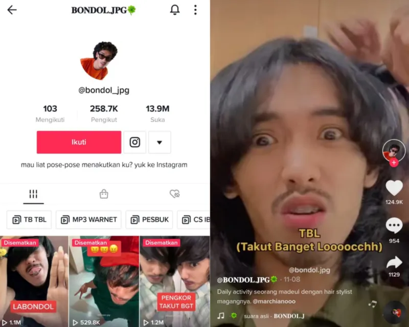 Mengenal TikTokers Faldi Bondol yang Sering Bikin Konten ABG 2000-an 2