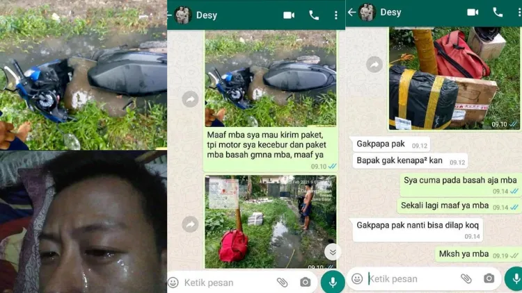 Lika-liku Perjalanan Kurir Paket Sampai ke Tujuan, Lewati Momen Kocak Hingga Menyedihkan 11