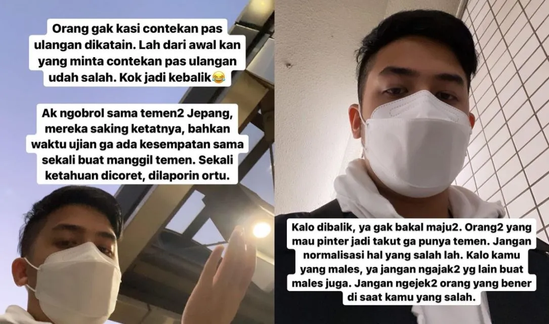 Jerome Polin Soroti Orang yang Normalisasi Menyontek Saat Ulangan: Kok Kebalik? 2
