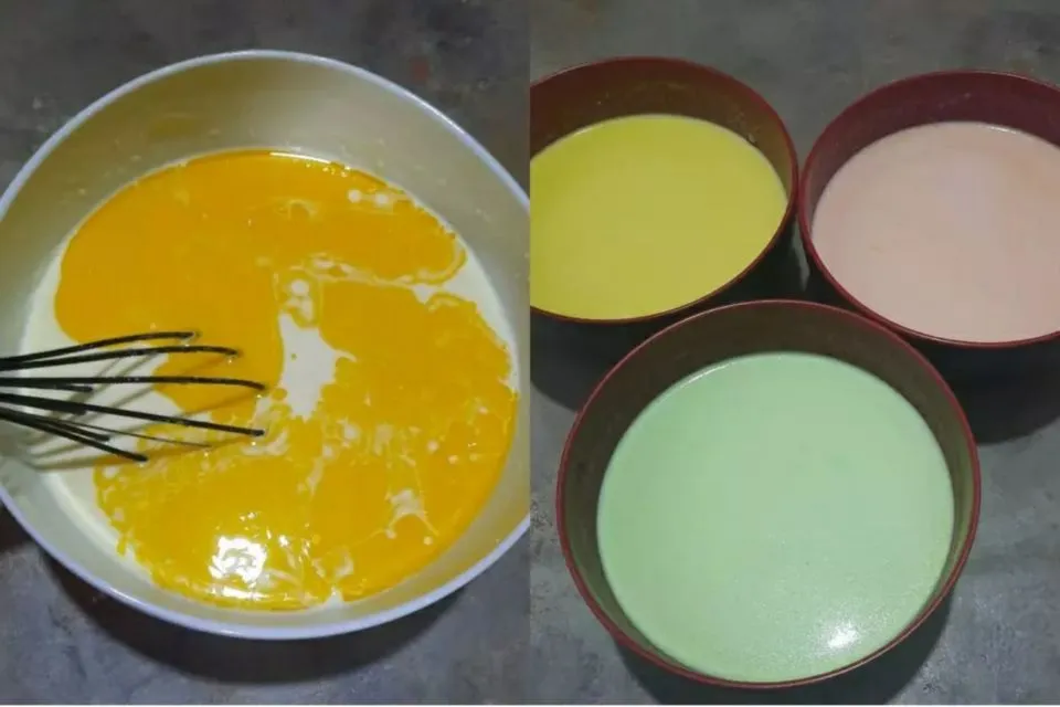 Cara Membuat Pancake Durian Warna-Warni. Jadi Camilan atau Ide Jualan 9