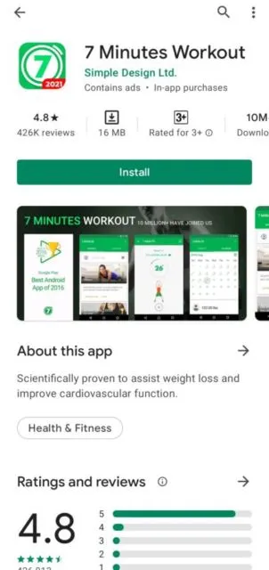 7 Aplikasi Workout Gratis di HP sebagai Panduanmu Berolahraga. Seru! 10