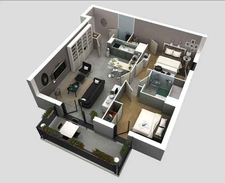 8 Ide Desain Rumah Minimalis 1 Lantai Berbagai Tema. Ala Korea pun Ada 15
