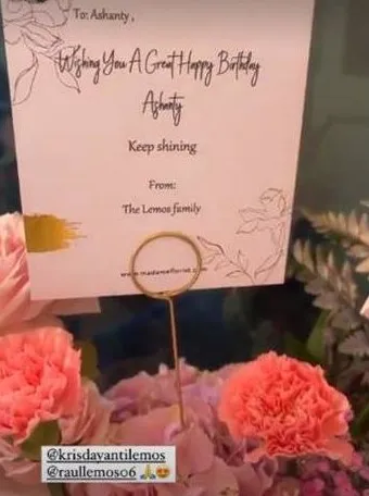 Ulang Tahun Ke-38, Ashanty Pamer Kiriman Hadiah Beserta Ucapan dari The Lemos Family 4