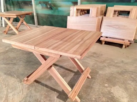 3 Cara Membuat Meja Lipat Kayu Sendiri 5